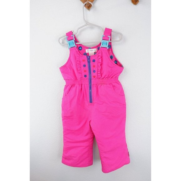 Vintage Gymboree pink overalls jumpsuit ski snowsuit, size small - Picture 15 of 15